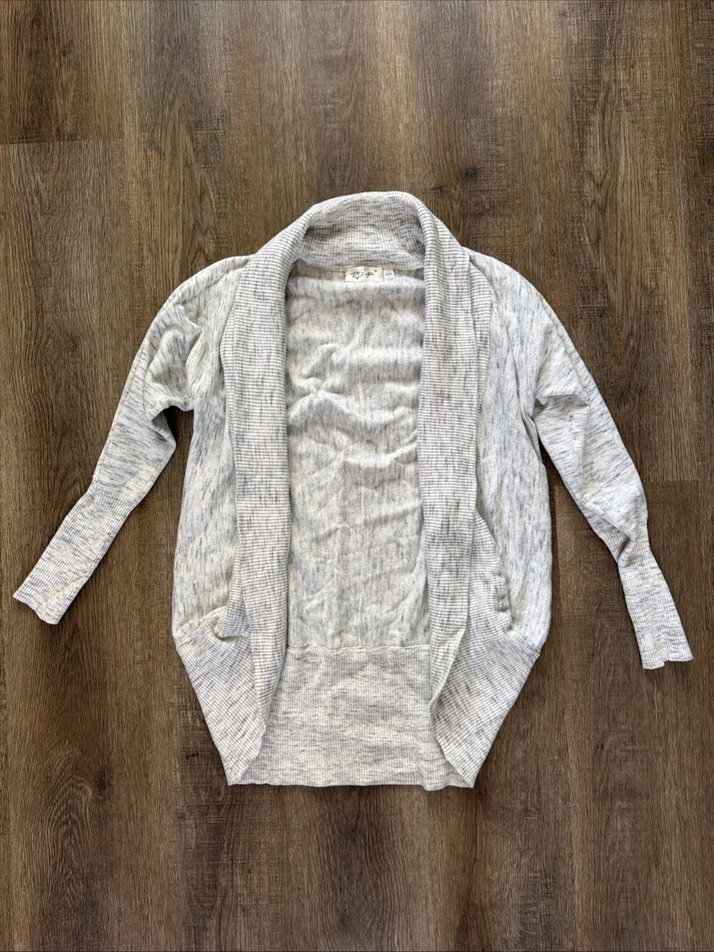 RD Style Sz L/XL Marled Cocoon Cardigan Oversized Boho Slouchy Shawl Collar Cozy